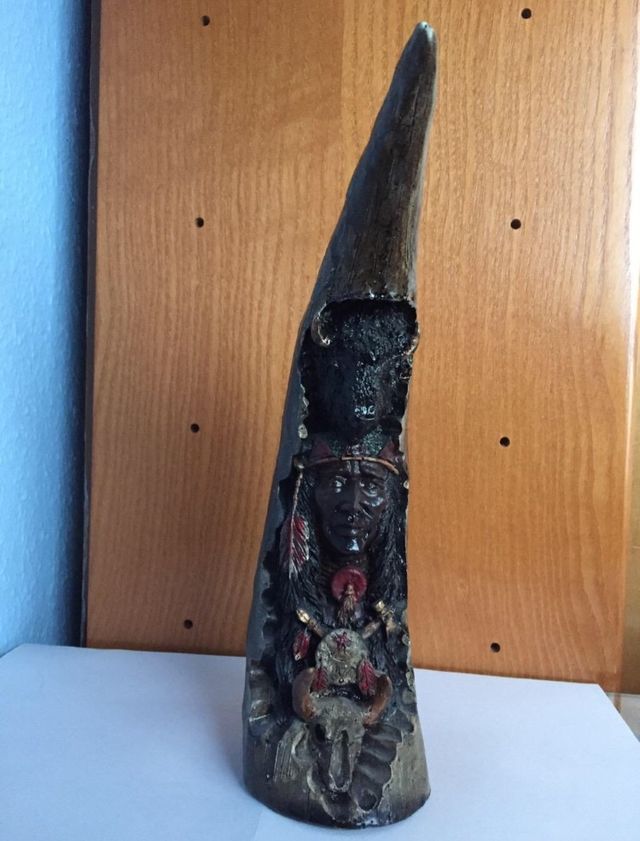 Cuerno de decoración indio