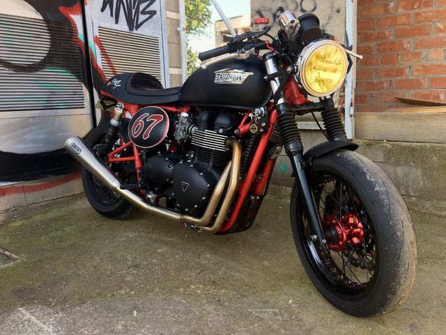 Triumph Bonneville Cafe Racer De Segunda Mano Por 125 En Barcelona