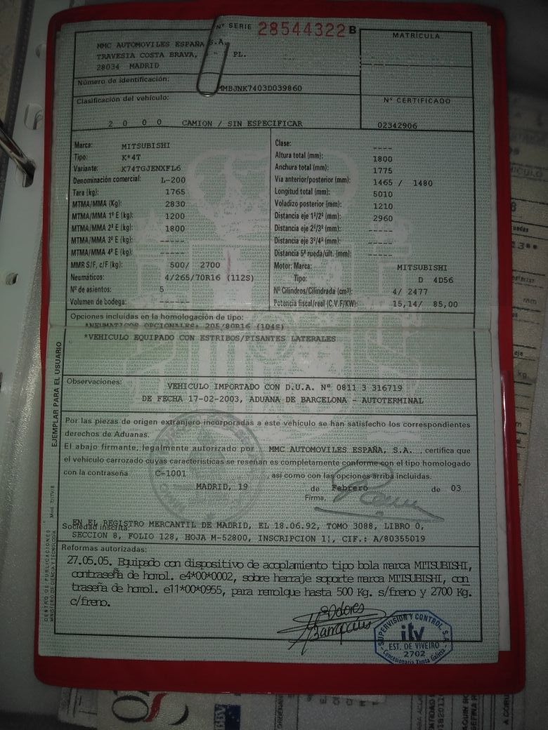 Mitsubishi L 200 2003 - foto 1
