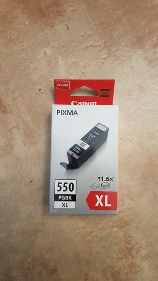 Tinta Impresora Canon 550 XL Negro de segunda mano por 8 EUR en Santa  Coloma de Gramenet en WALLAPOP