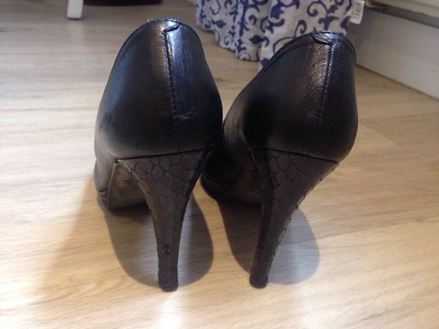 Zapatos piel n 35 - 36 poco uso