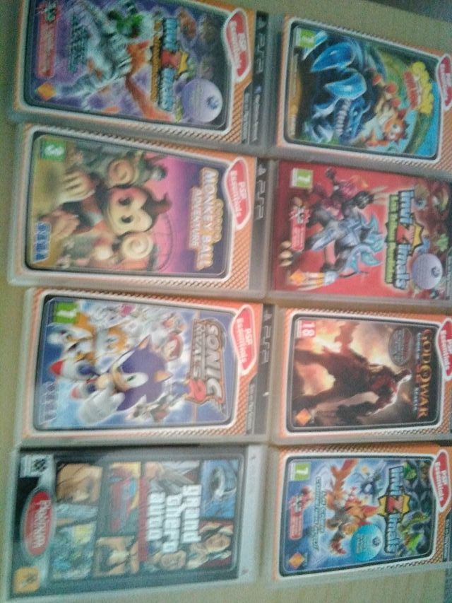 Juego psp. vendo también unidades suertes por 6 e