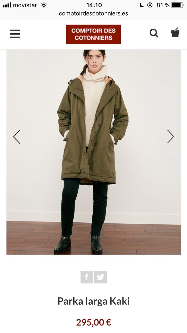 ABRIGO COMPTOIR DES COTONNIERS