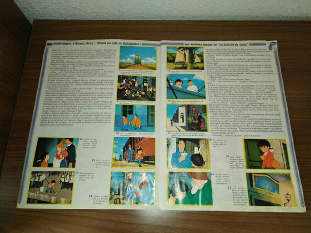 Álbum cromos Marco años 1976.