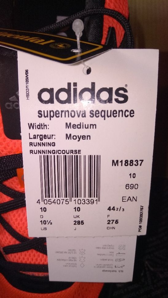 ADIDAS supernova sequence 7m BOOST