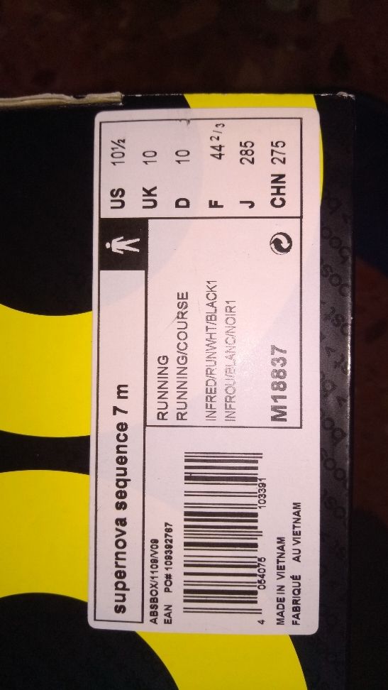 ADIDAS supernova sequence 7m BOOST