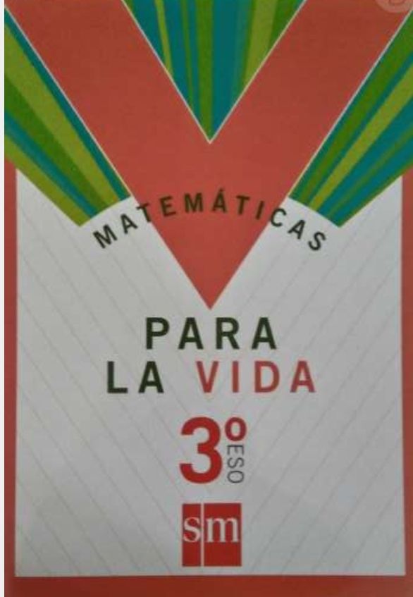 Libro Matemáticas para la Vida SM 3° ESO