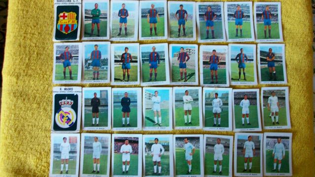 cromos de la liga de futbol 70-71 completa
