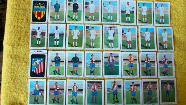 cromos de la liga de futbol 70-71 completa