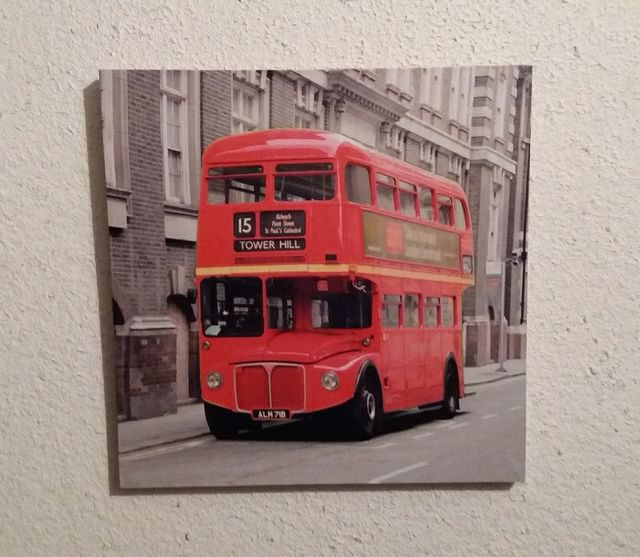 Cuadro  autobus de Londres