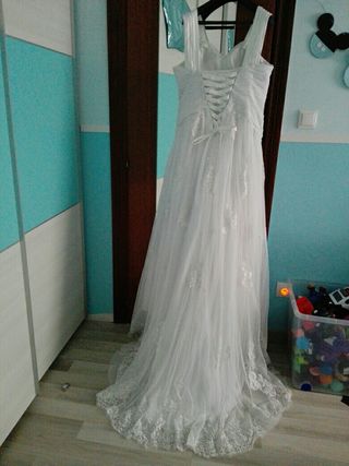 vestido de novia talla 40 de segunda mano en logroño en wallapop