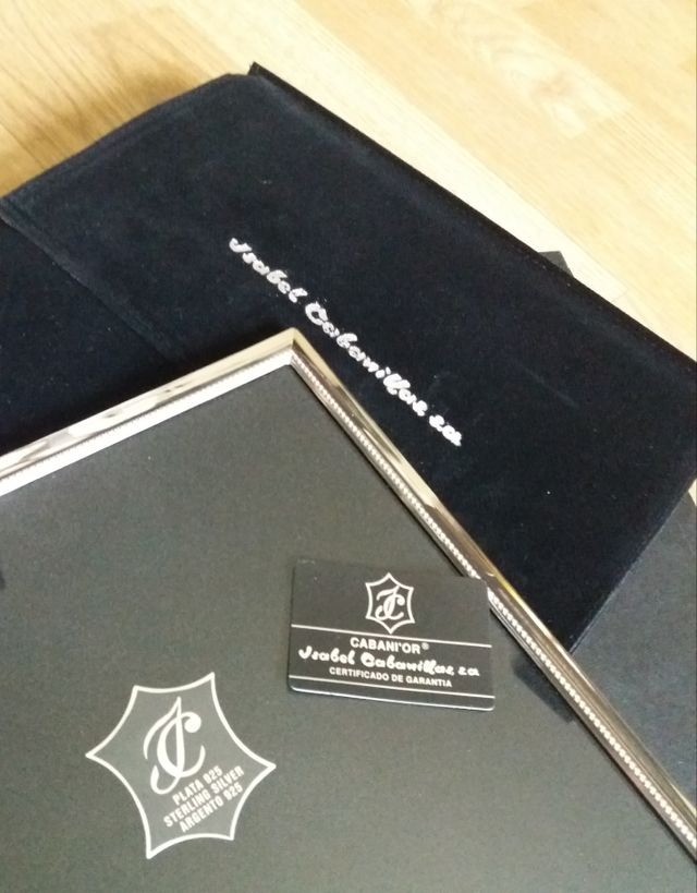 Marco en plata de ley