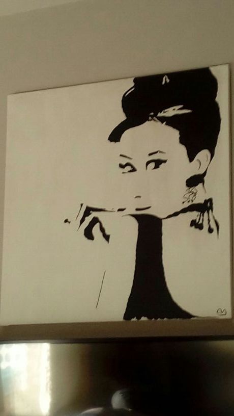 Cuadro lienzo pintado a mano con acrilico