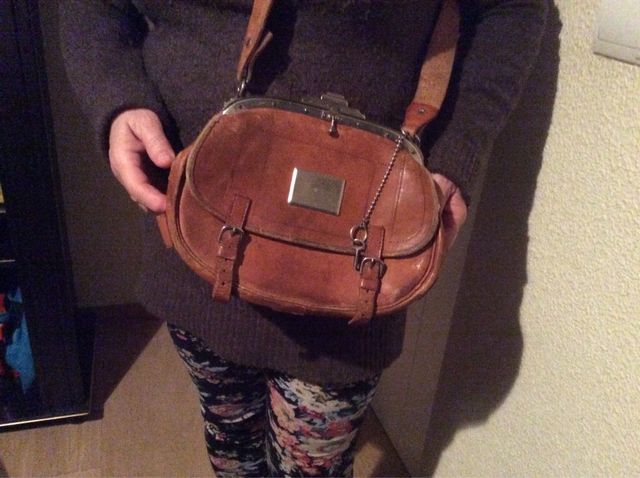 Bolso de cuero vintage