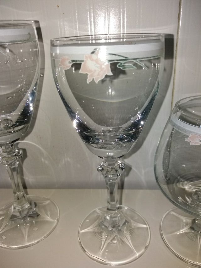 Cristalería clásica nueva