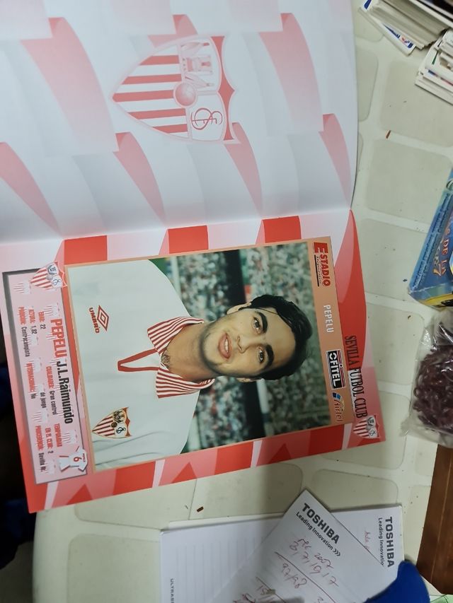 album cromos fútbol del Sevilla