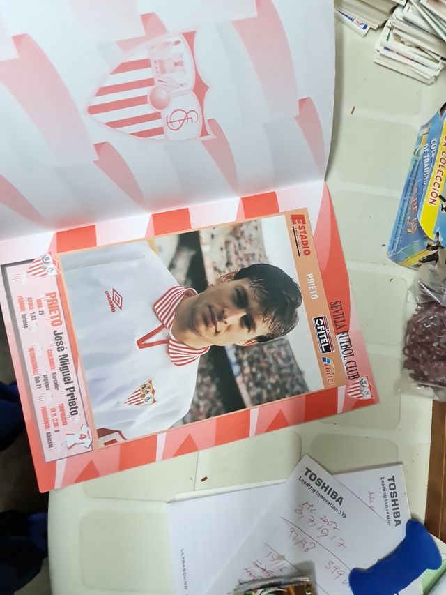album cromos fútbol del Sevilla
