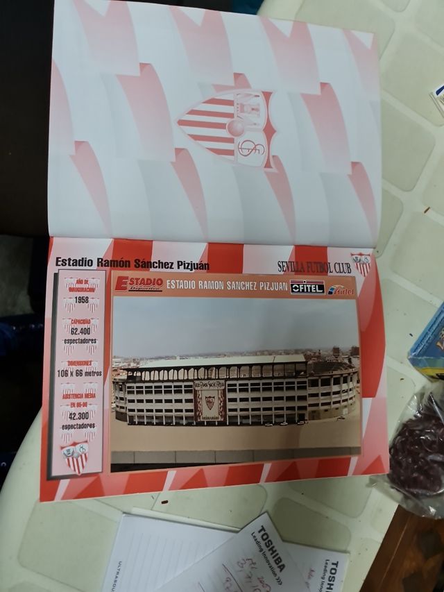 album cromos fútbol del Sevilla