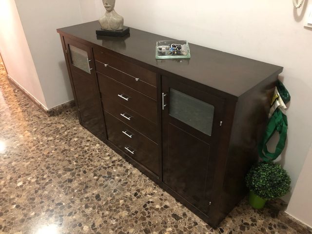 Mueble aparador wengue de segunda mano por 150 u20ac en Villaquirán de la Puebla wallapop Artesanato Wajãpi ~ Mueble aparador wengue de segunda mano por 150 u20ac en Villaquirán de la Puebla wallapop