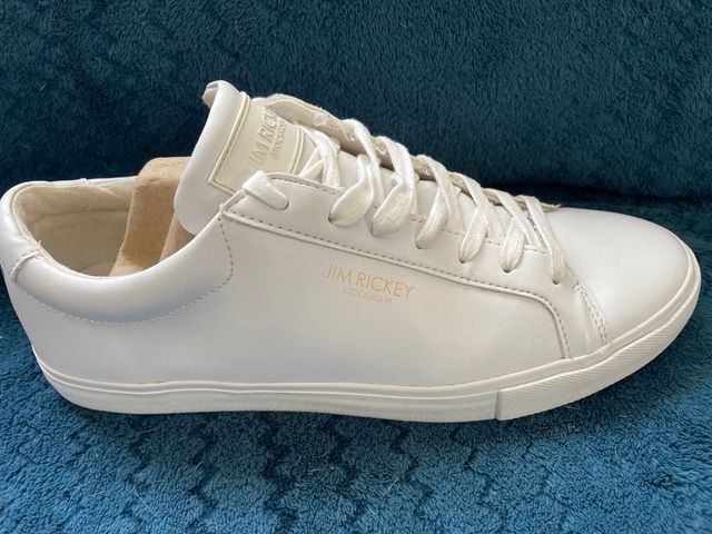 Zapatos deportivos hombre blancos Jim Rickeu