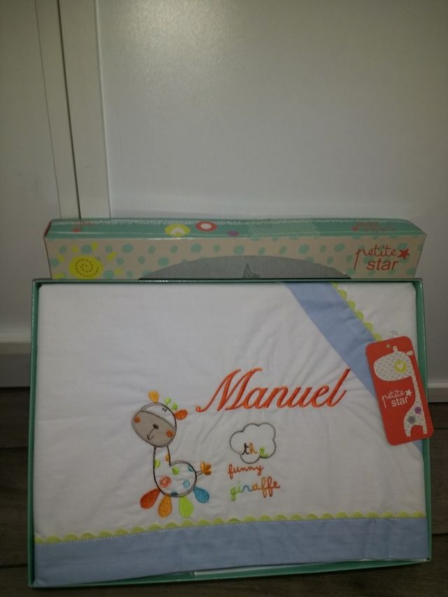 sabanas para cuna nuevas bordadas!