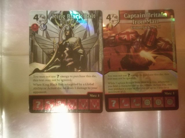 Britain Iron man y King Black Bolt Dice Master