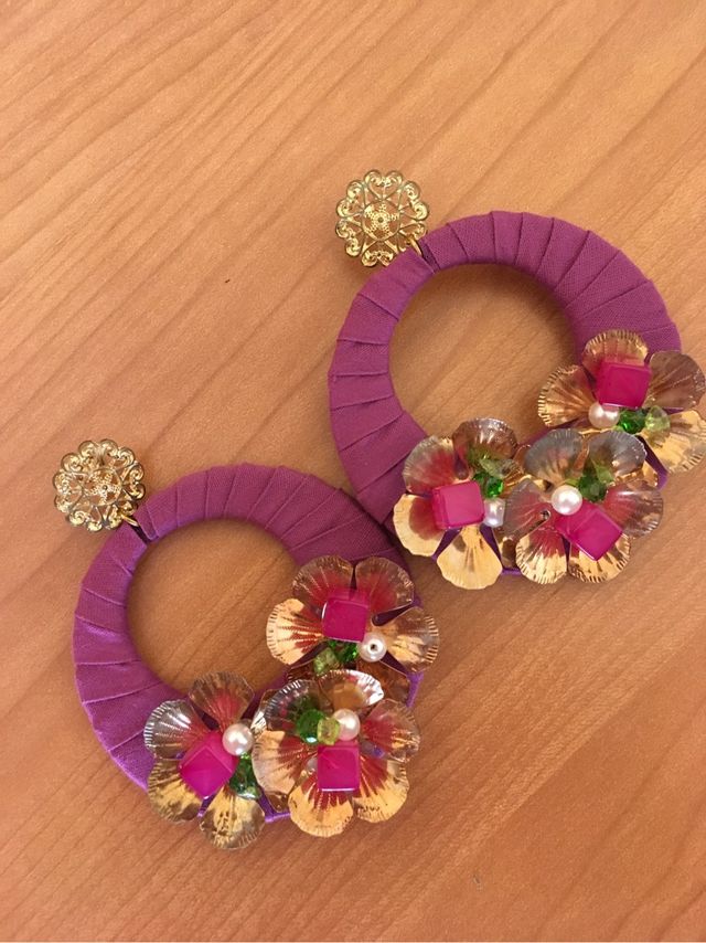 Pendientes flamenca