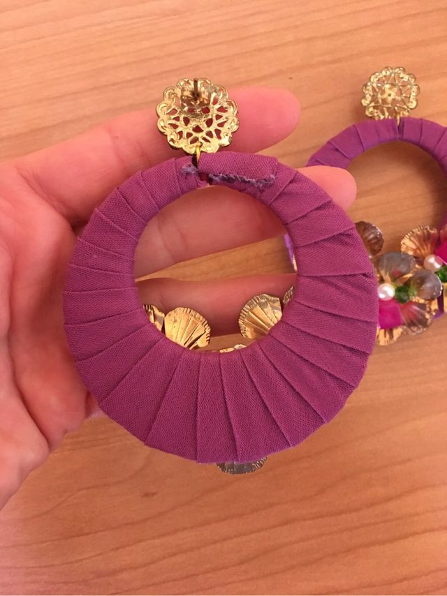 Pendientes flamenca
