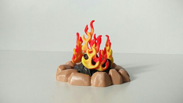 fogata de Playmobil