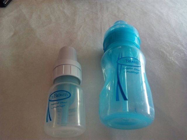 Esterilizador microondas + biberones + tabletas es