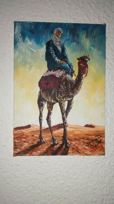 cuadro de Marruecos desierto