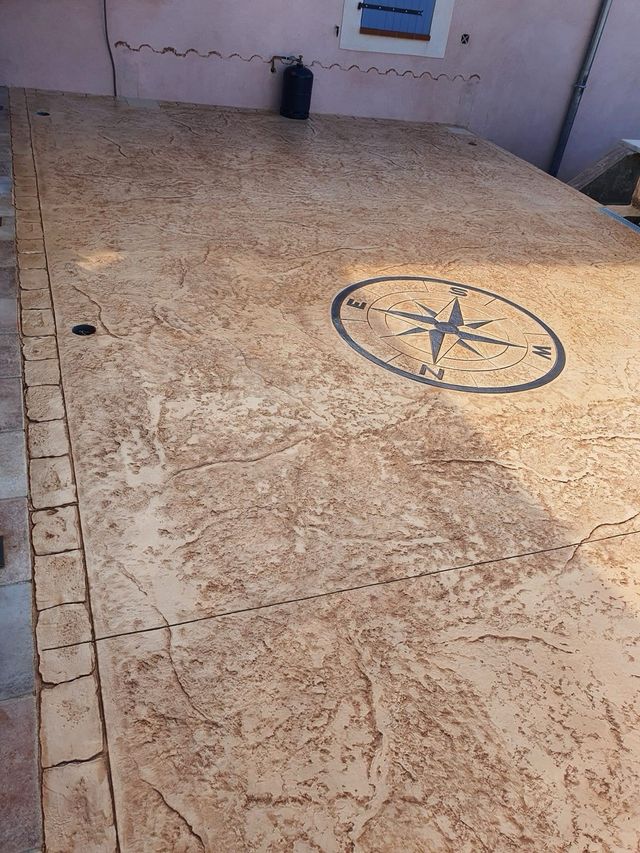 Hormigon impreso y Hormigòn fratasado