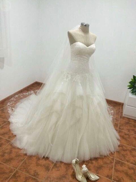 vestido novia de segunda mano por 800 € en valencia en wallapop