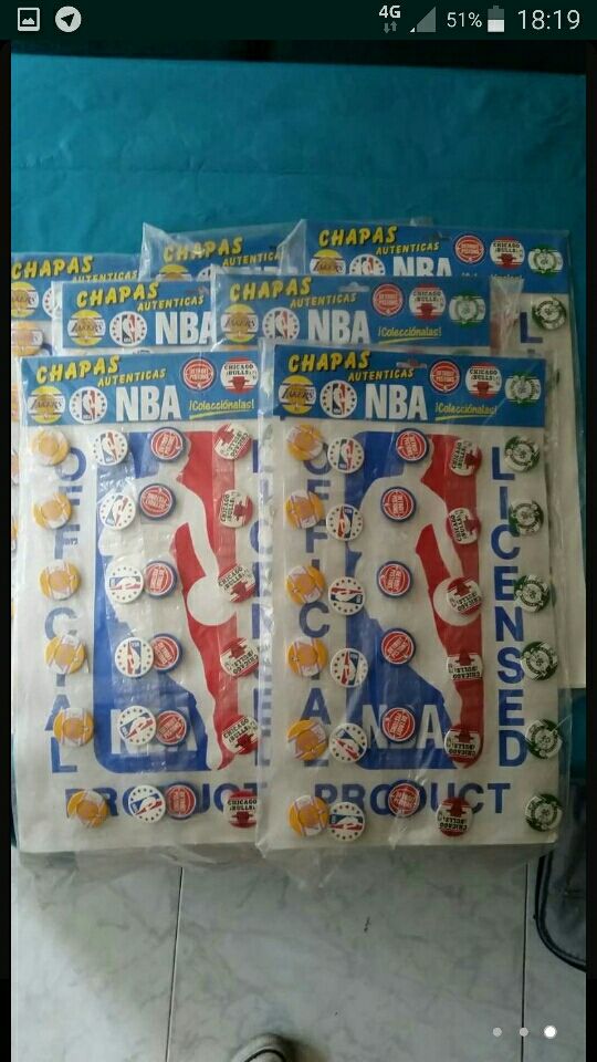 Chapas NBA clásicas