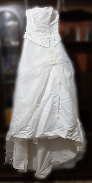 vestido de novia talla 38 de segunda mano en cartagena en wallapop