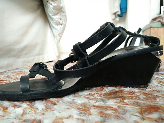 Sandalias de tacon zara talla 38