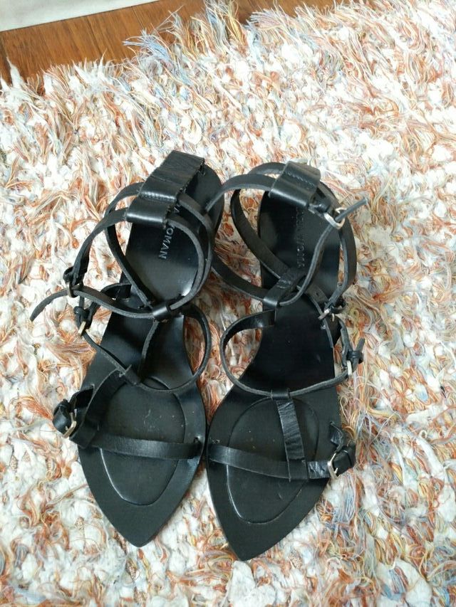 Sandalias de tacon zara talla 38