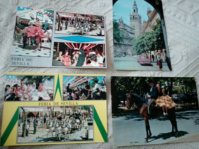 Postales de Sevilla años 60