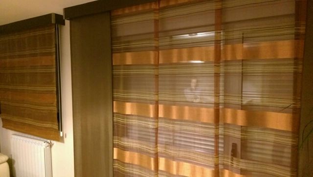 Paneles, cortinas impecables