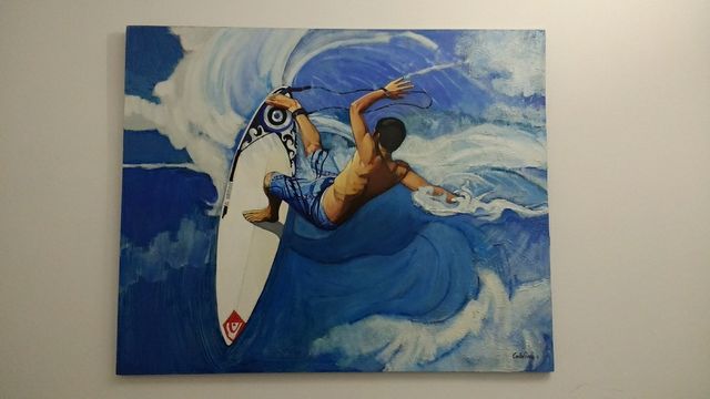 Cuadro surfero Jeremy Flores