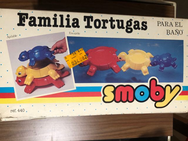 Juego familia de tortugas para el baño smoby
