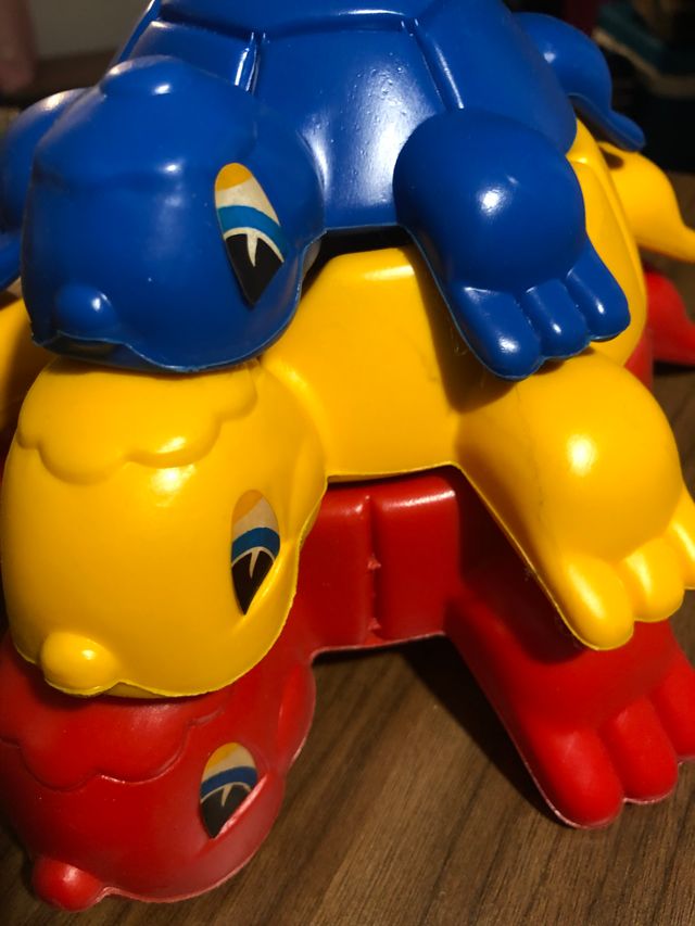 Juego familia de tortugas para el baño smoby