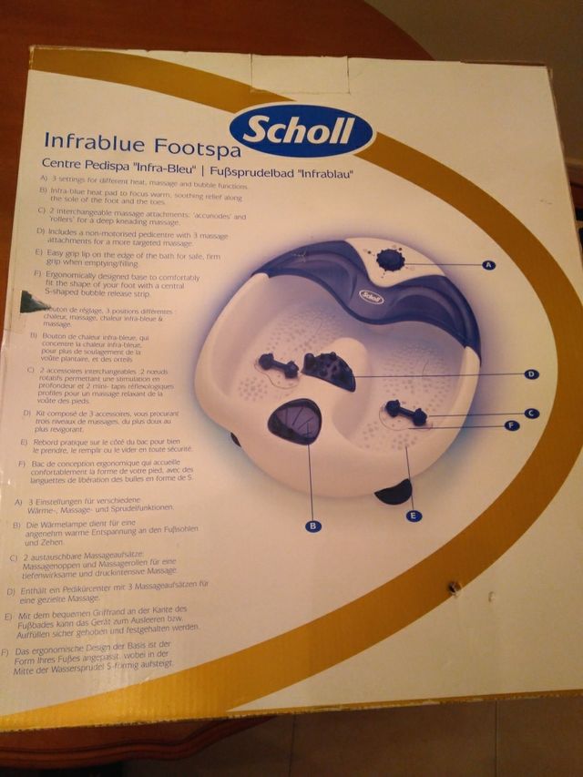 masaje para pies Dr. SCHOLL infrablue footspa