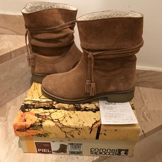 Botas piel Coronel Tapioca.T38 de segunda mano por 45 EUR en El Masnou en  WALLAPOP