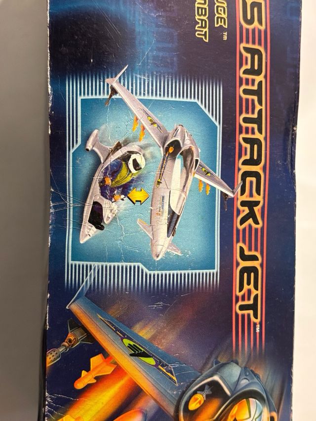 Juguete nave max steel mx25 attack jet sin abrir 
