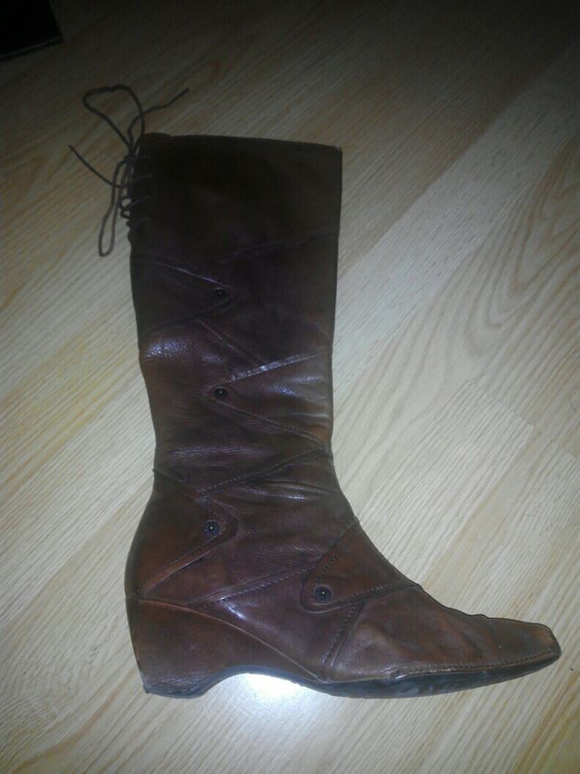 Botas de piel talla 39