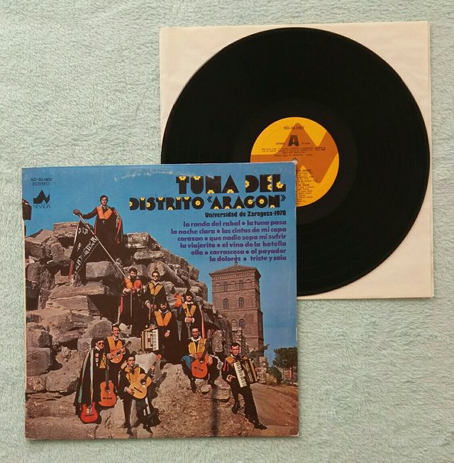 Disco vinilo tuna del distrito Aragón