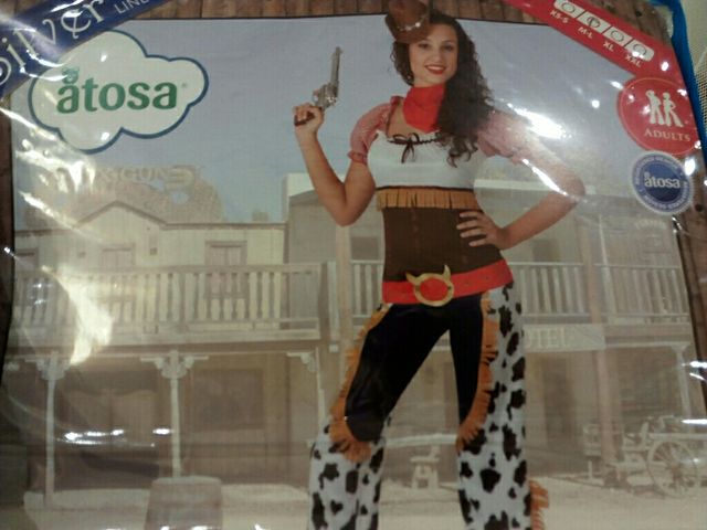 Disfraz Carnaval Vaquera Oeste