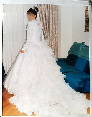 Vestido de Novia Eva Novias de segunda mano por 150 EUR en Madrid en  WALLAPOP