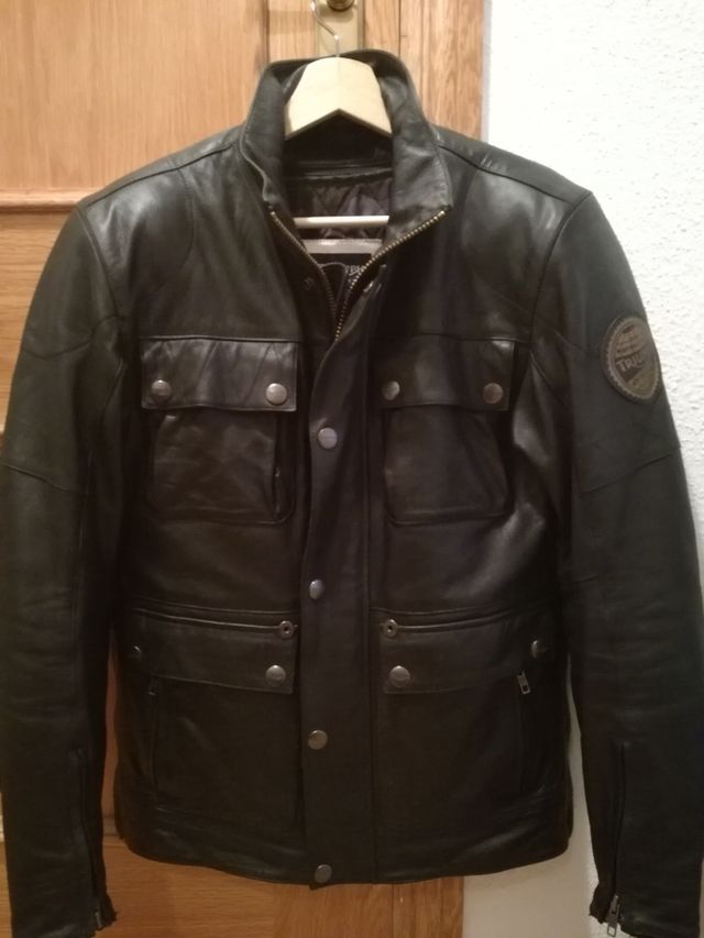 Chaqueta cazadora tres cuartos moto Triumph piel de segunda mano por ... Chaqueta cazadora tres cuartos moto Triumph piel de segunda mano por ...